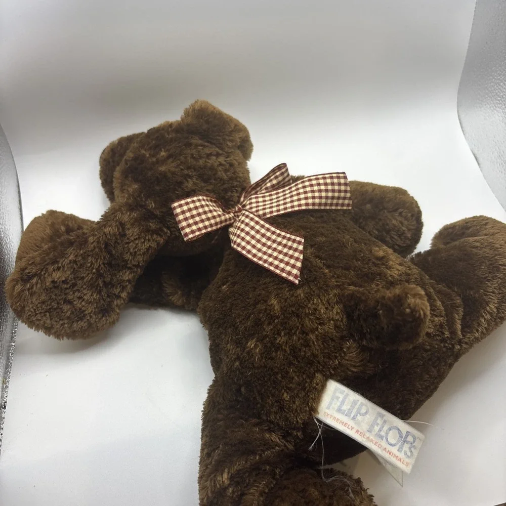 Mary Meyer Flip Flops Chocolate Lab‎ Puppy Dog Plush Stuffed Animal Dark Brown